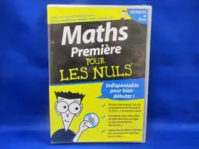 Couverture du produit · Maths Première pour les nuls