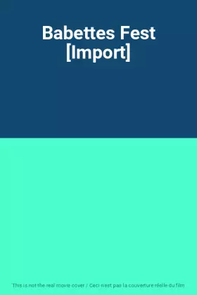 Couverture du produit · Babettes Fest [Import]