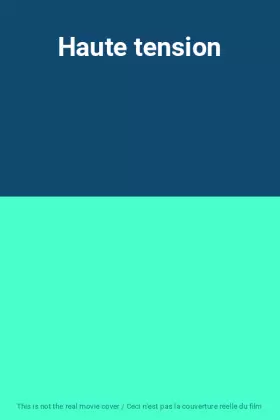 Couverture du produit · Haute tension