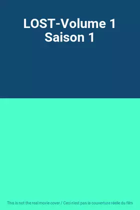 Couverture du produit · LOST-Volume 1 Saison 1