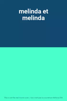 Couverture du produit · melinda et melinda