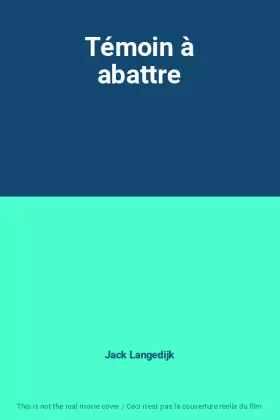 Couverture du produit · Témoin à abattre