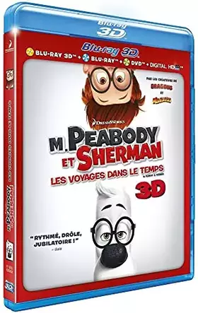 Couverture du produit · M. Peabody et Sherman [Combo Blu-ray 3D + Blu-ray + DVD]