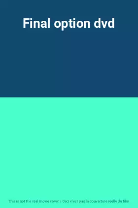 Couverture du produit · Final option dvd
