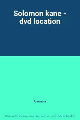 Couverture du produit · Solomon kane - dvd location
